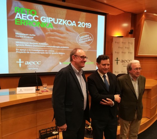 AECC Gipuzkoa quiere recaudar fondos para un proyecto de inmunoterapia