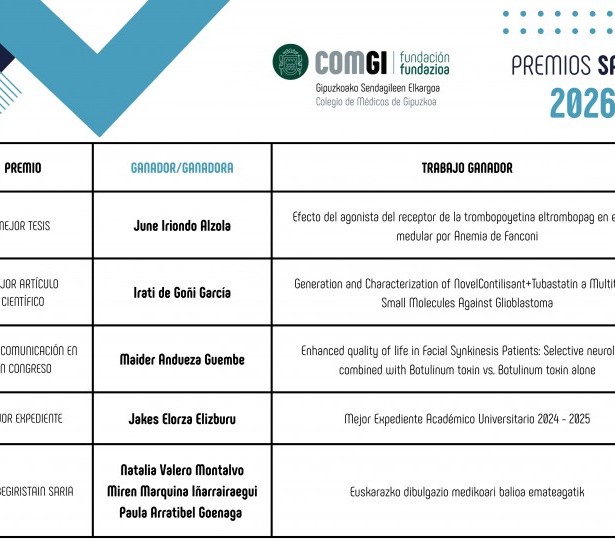 GANADORES DE LOS PREMIOS FUNDACIÓN COMGI 2026