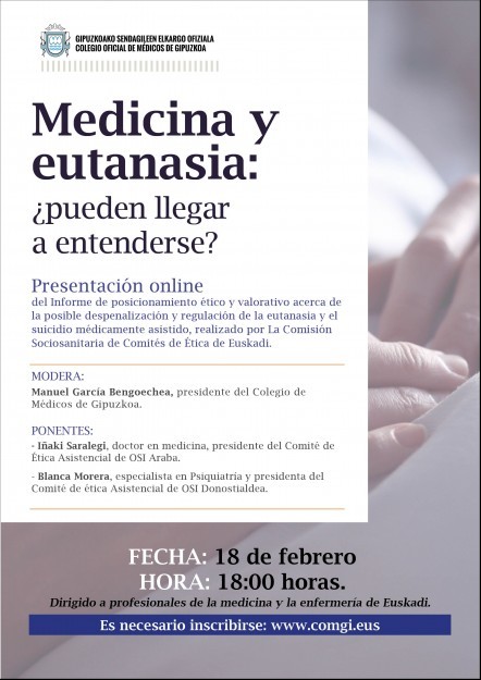 Medicina y eutanasia: ¿pueden llegar a entenderse?