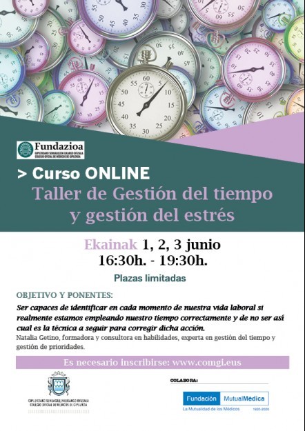 Taller de Gestión del tiempo y gestión del estrés